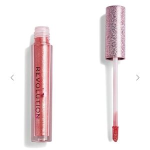 Revolution Metallic Angel Heart Lip Gloss Halo New